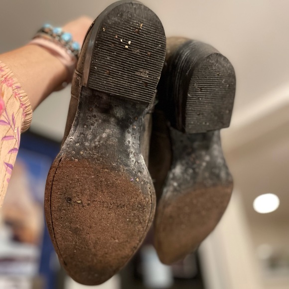 Cool Matisse fringe rugged cowboy boots, leather - Picture 12 of 14